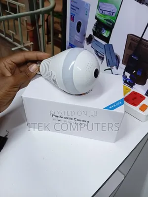 V380 Pro WiFi Bulb Camera With Night Vision for Indoor Security