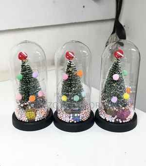 Glass Dome Christmas Decor