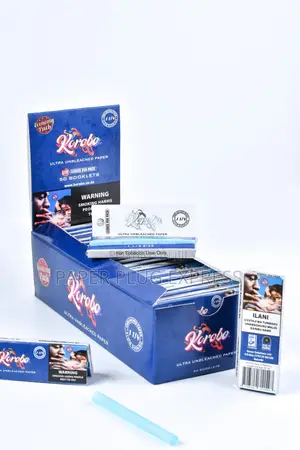 Korobo Blue Rolling Papers 1 1/4 Size - Leaves100
