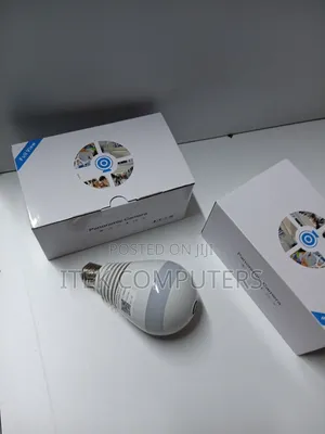 V380 Pro WiFi Bulb Camera With Remote Viewing for Property Owners