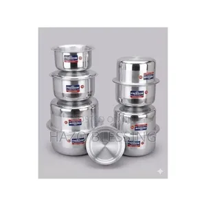 Freedom Heavy Gauge Stainless Steel Sufuria Set – 8 PCS