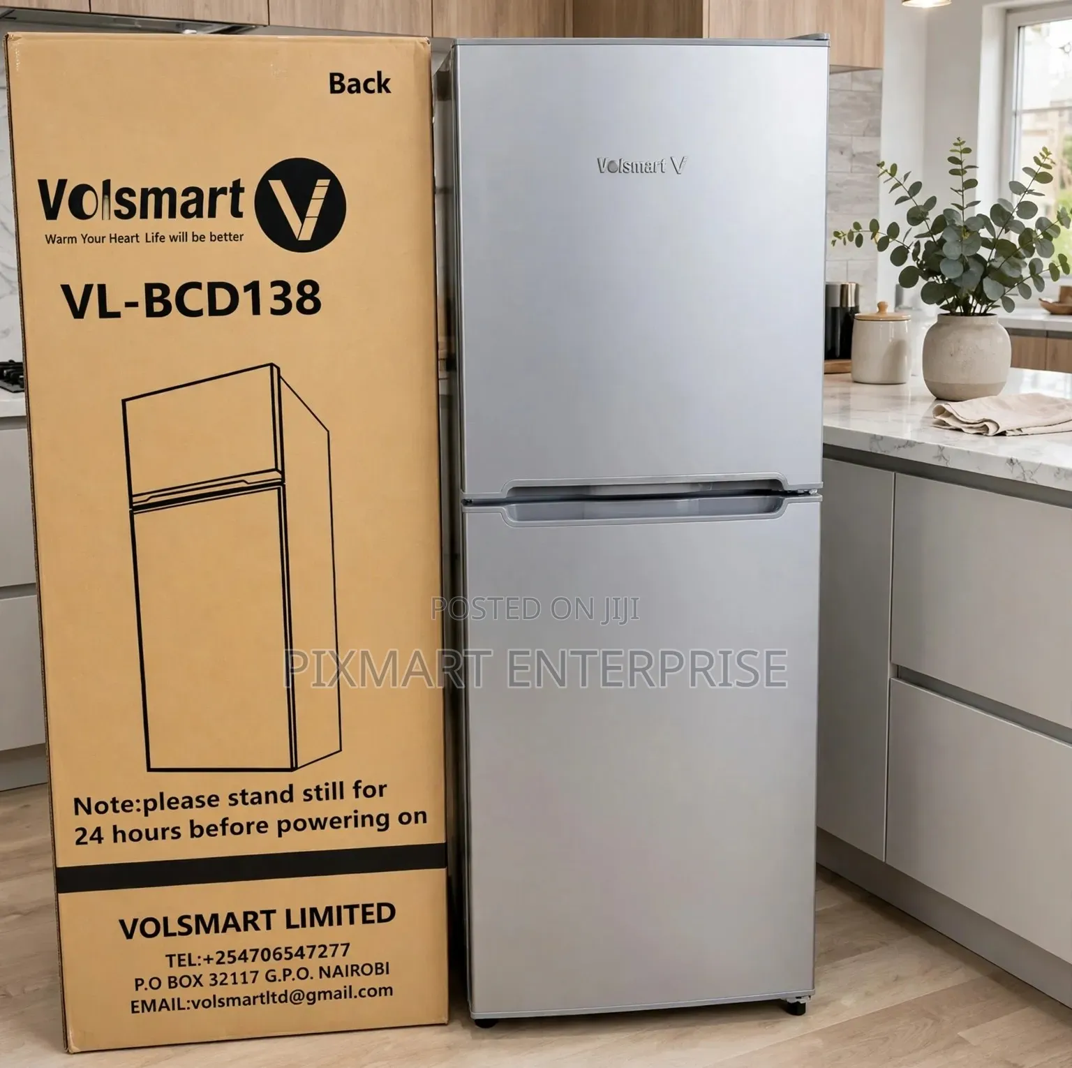 Volsmart 138L Home Refrigerator Energy Saving Double Door