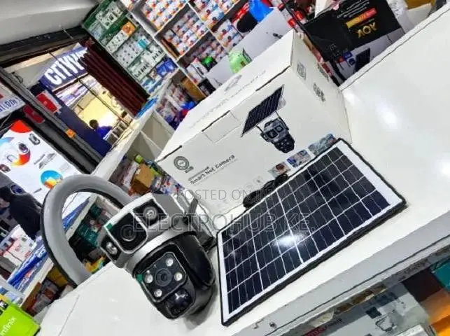 Dual Lens Solar Security Camera With 4G Network