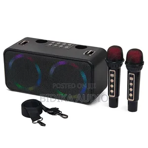 Stereo Audio All-in-One Sound Card Subwoofer 5.3 With Wireless Mic