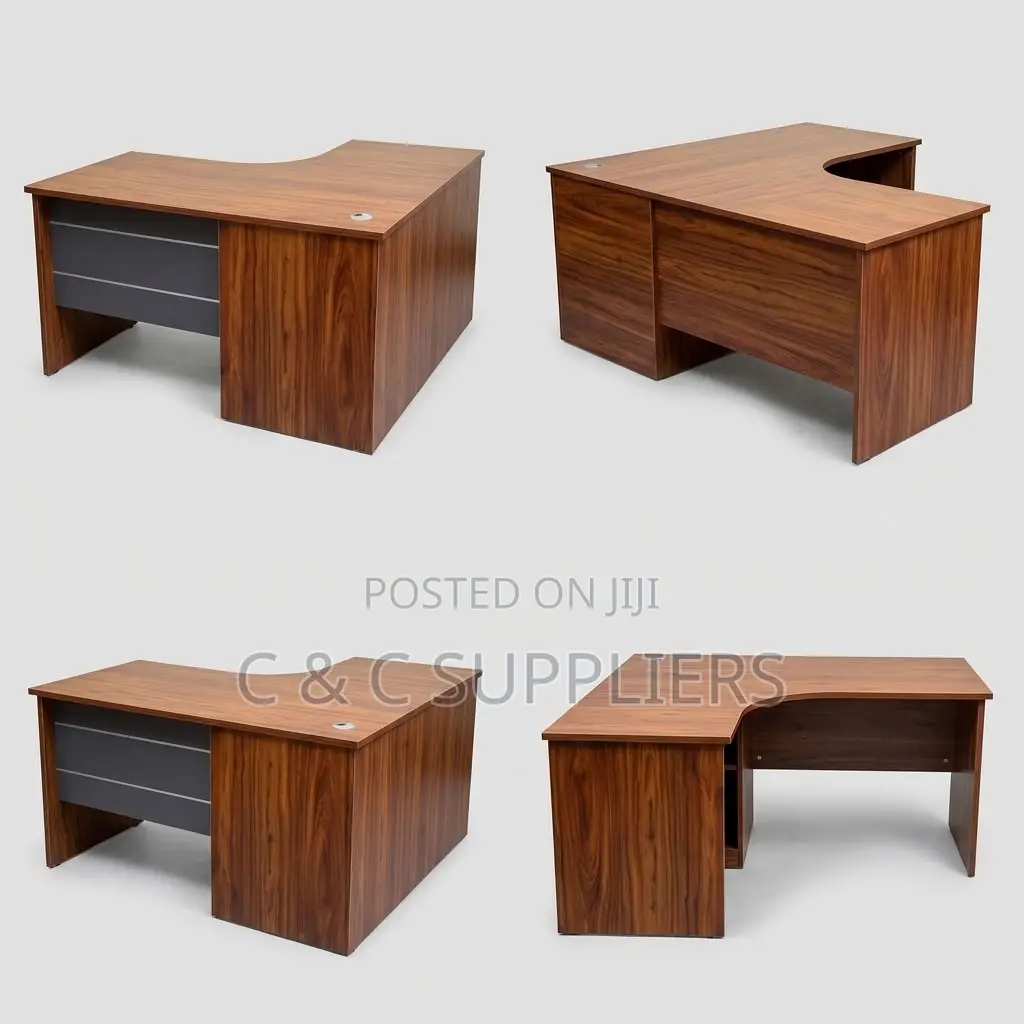 Executive L-Shaped CEO Study Desk-140cm