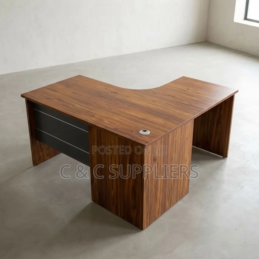 Executive L-Shaped CEO Study Desk-140cm