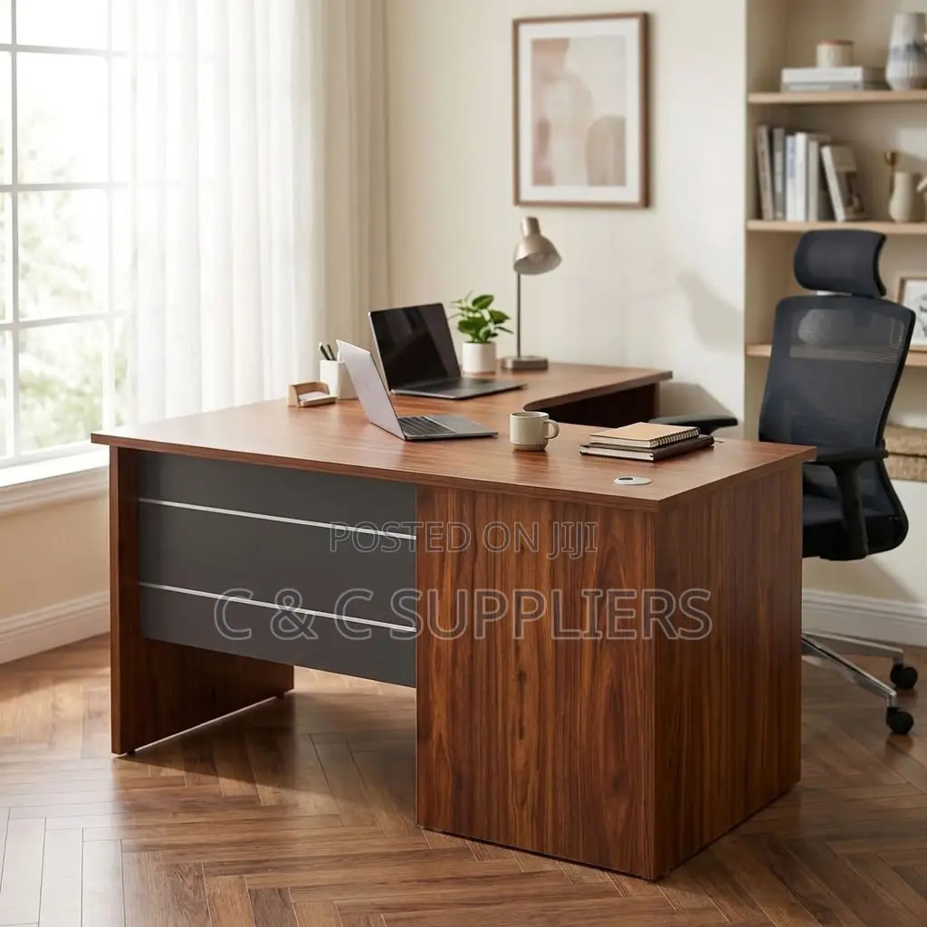 Executive L-Shaped CEO Study Desk-140cm