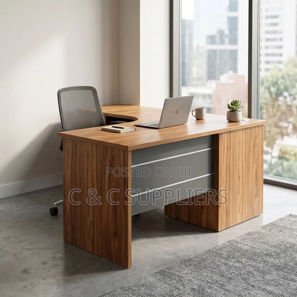 Executive L-Shaped CEO Study Desk-140cm