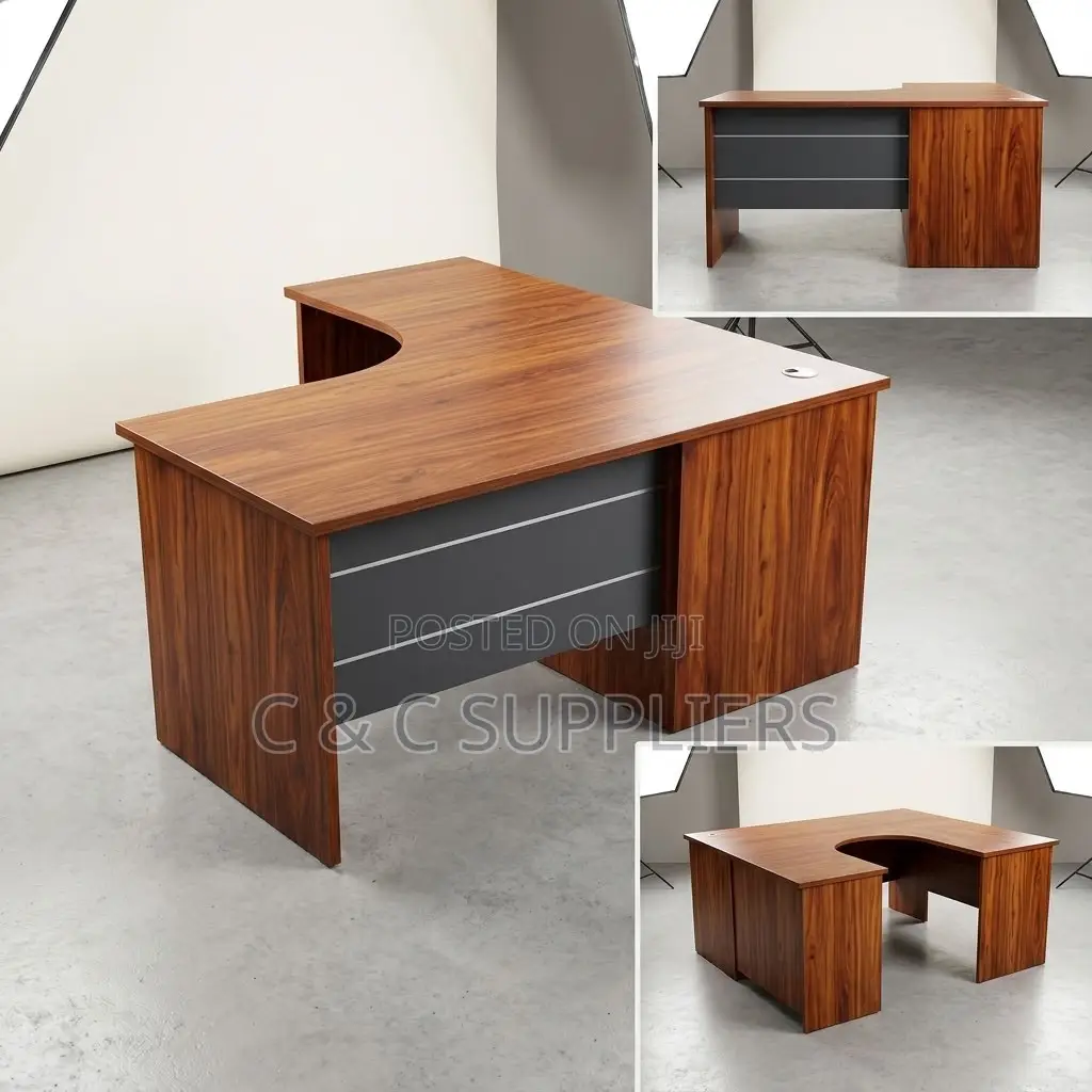 Executive L-Shaped CEO Study Desk-140cm