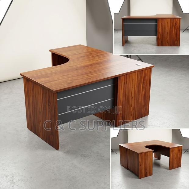 Executive L-Shaped CEO Study Desk-140cm - thumbnail 11