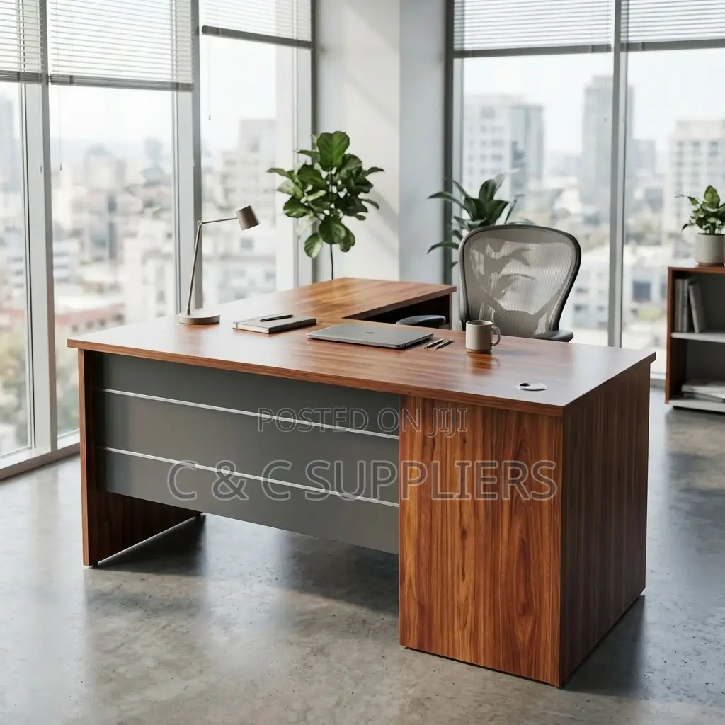 Executive L-Shaped CEO Study Desk-140cm