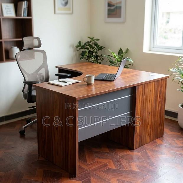 Executive L-Shaped CEO Study Desk-140cm - thumbnail 9