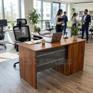 Executive L-Shaped CEO Study Desk-140cm