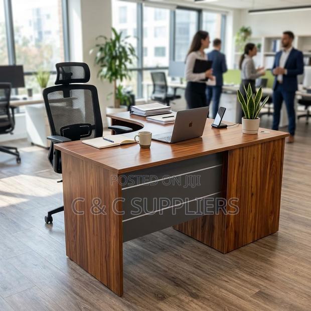 Executive L-Shaped CEO Study Desk-140cm - thumbnail 4