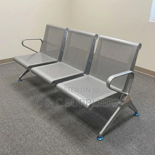 3-Seater Heavy Duty Bench-No Padding - thumbnail 4