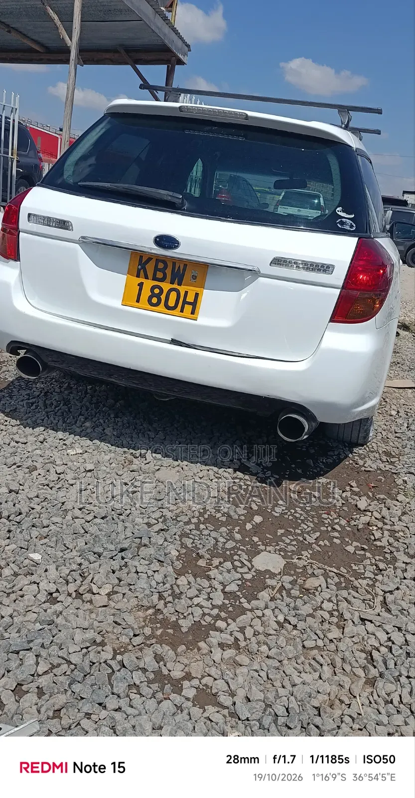 Subaru Outback 2005 White