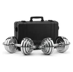 Premium Chrome Dumbbell Set 30KG With Case