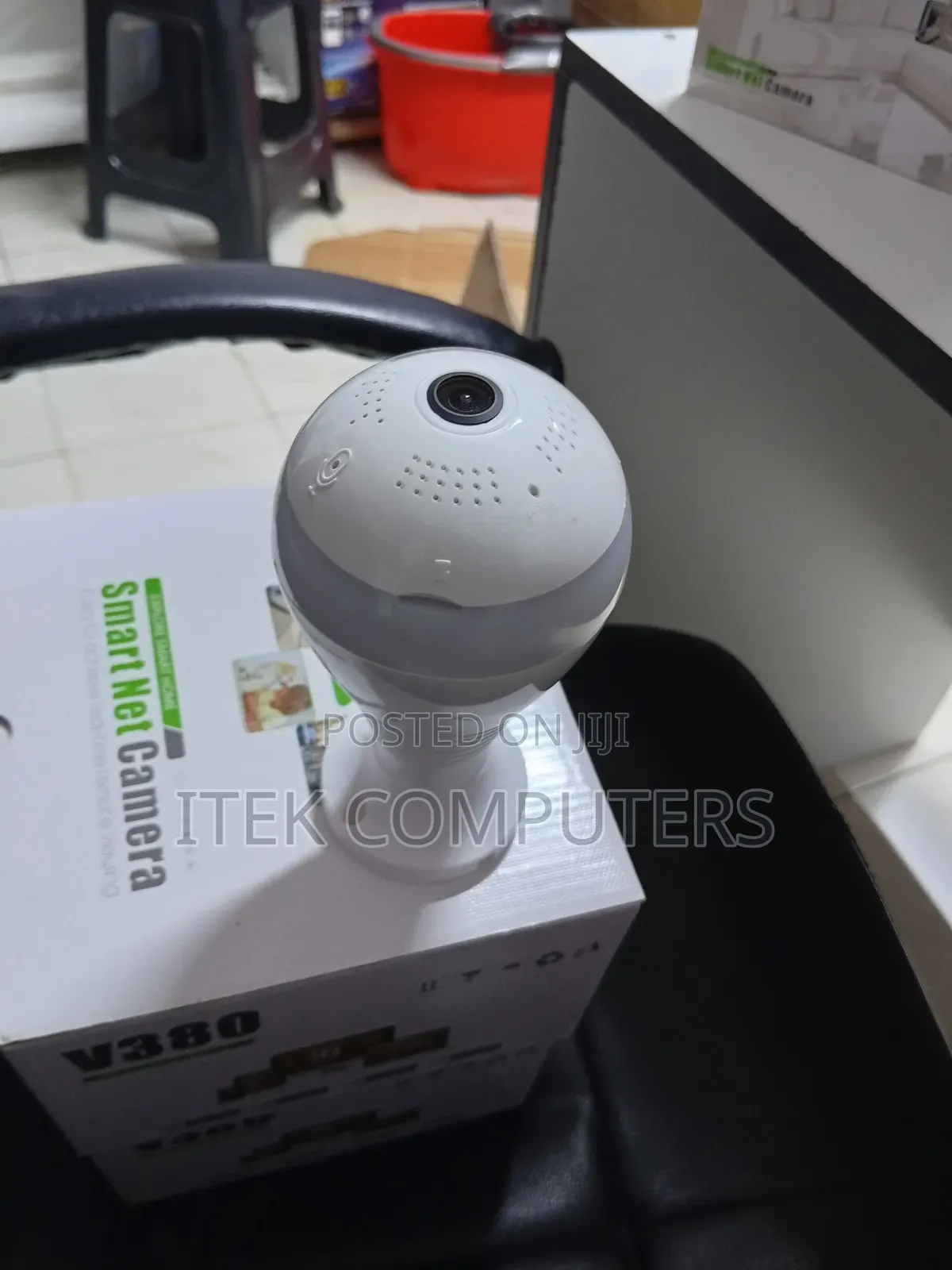 V380 Pro WiFi Bulb Camera for Easy Indoor Security Monitoring