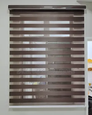Elegant Zebra Blinds for Reception Areas