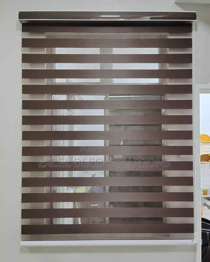 Elegant Zebra Blinds for Reception Areas