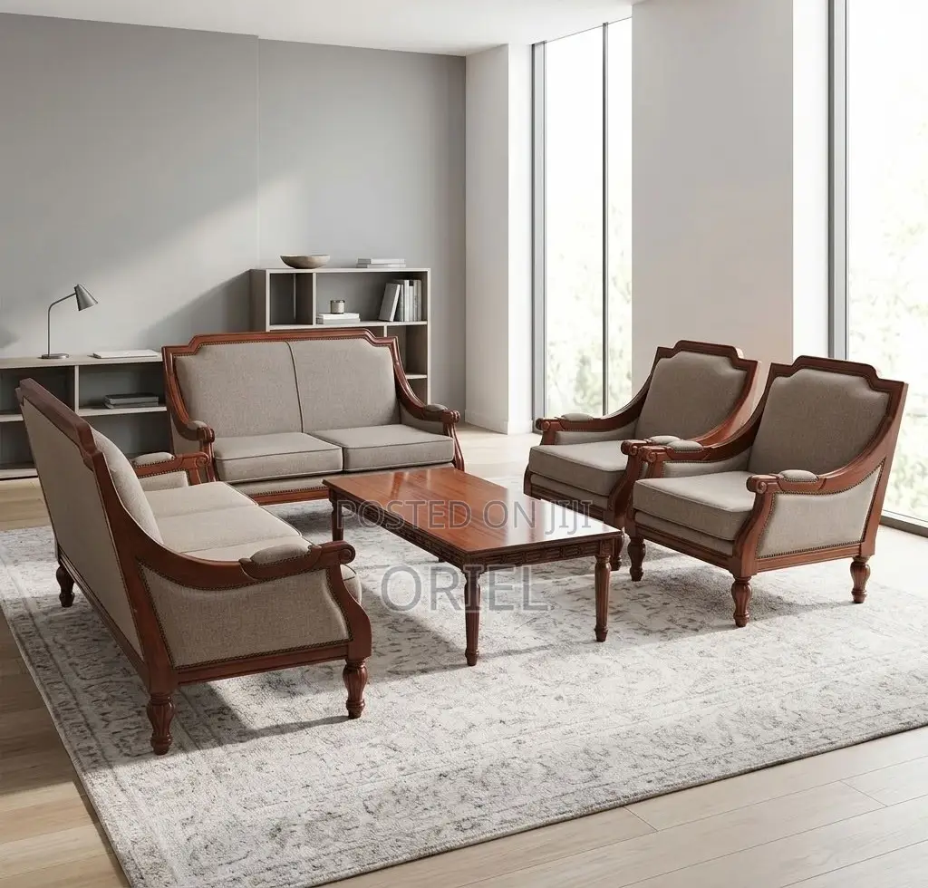 Office Sofa : Waiting Room , Lounge Office Reception 7-Seater Sofa