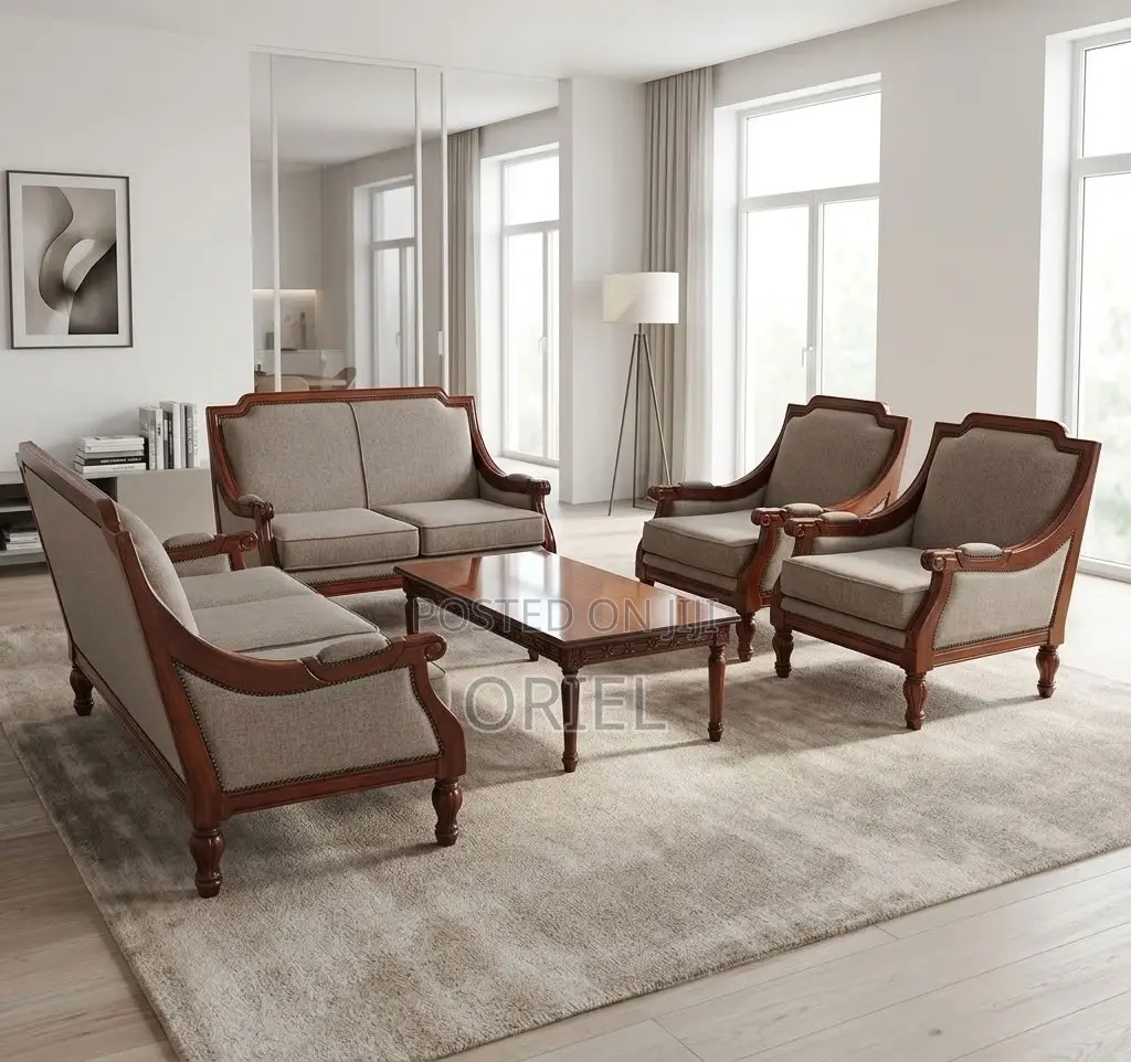 Office Sofa : Waiting Room , Lounge Office Reception 7-Seater Sofa