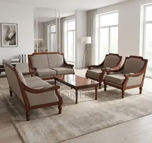 Office Sofa : Waiting Room , Lounge Office Reception 7-Seater Sofa