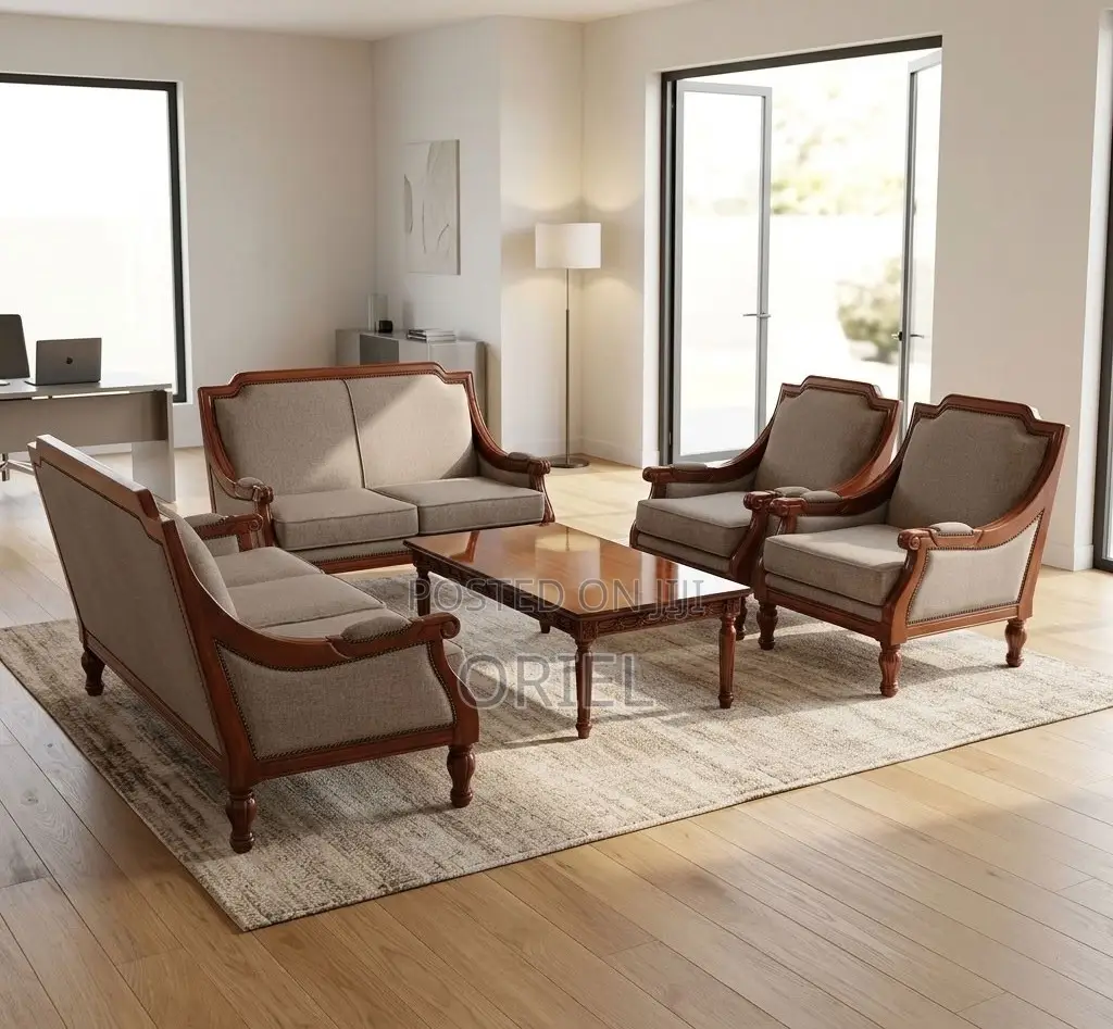 Office Sofa : Waiting Room , Lounge Office Reception 7-Seater Sofa