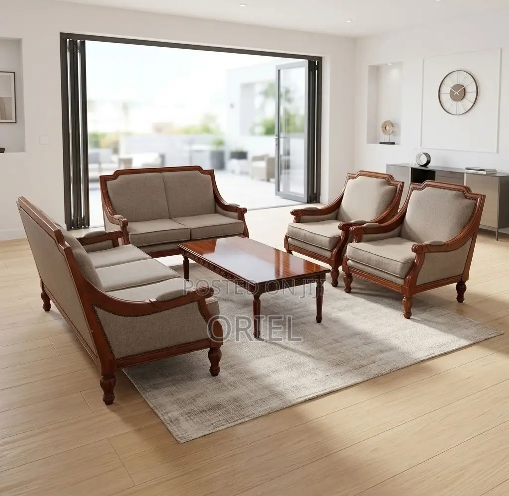 Office Sofa : Waiting Room , Lounge Office Reception 7-Seater Sofa