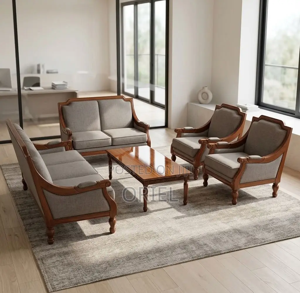 Office Sofa : Waiting Room , Lounge Office Reception 7-Seater Sofa