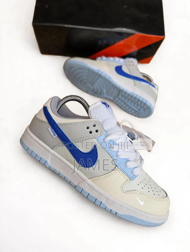 NIKE Dunk Low Light Blue/White/Royal Blue Unsex Sizes 36 _45