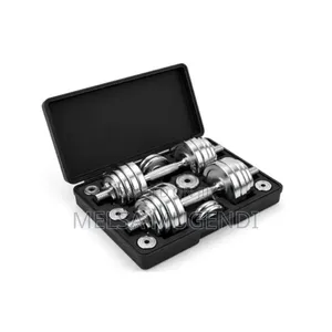 15kg Chrome Dumbbells Set With Storage Case