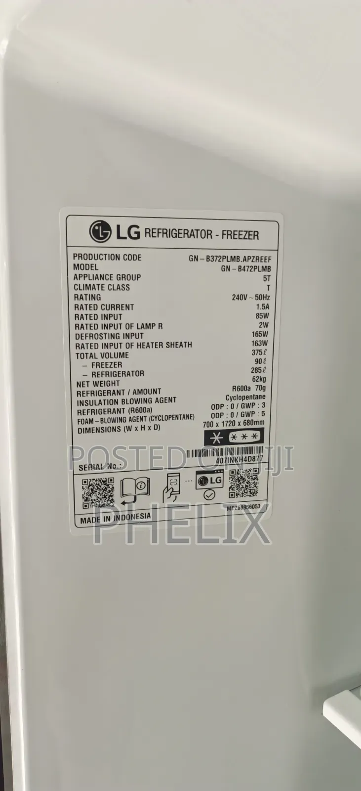 LG Refrigerator by Phelix