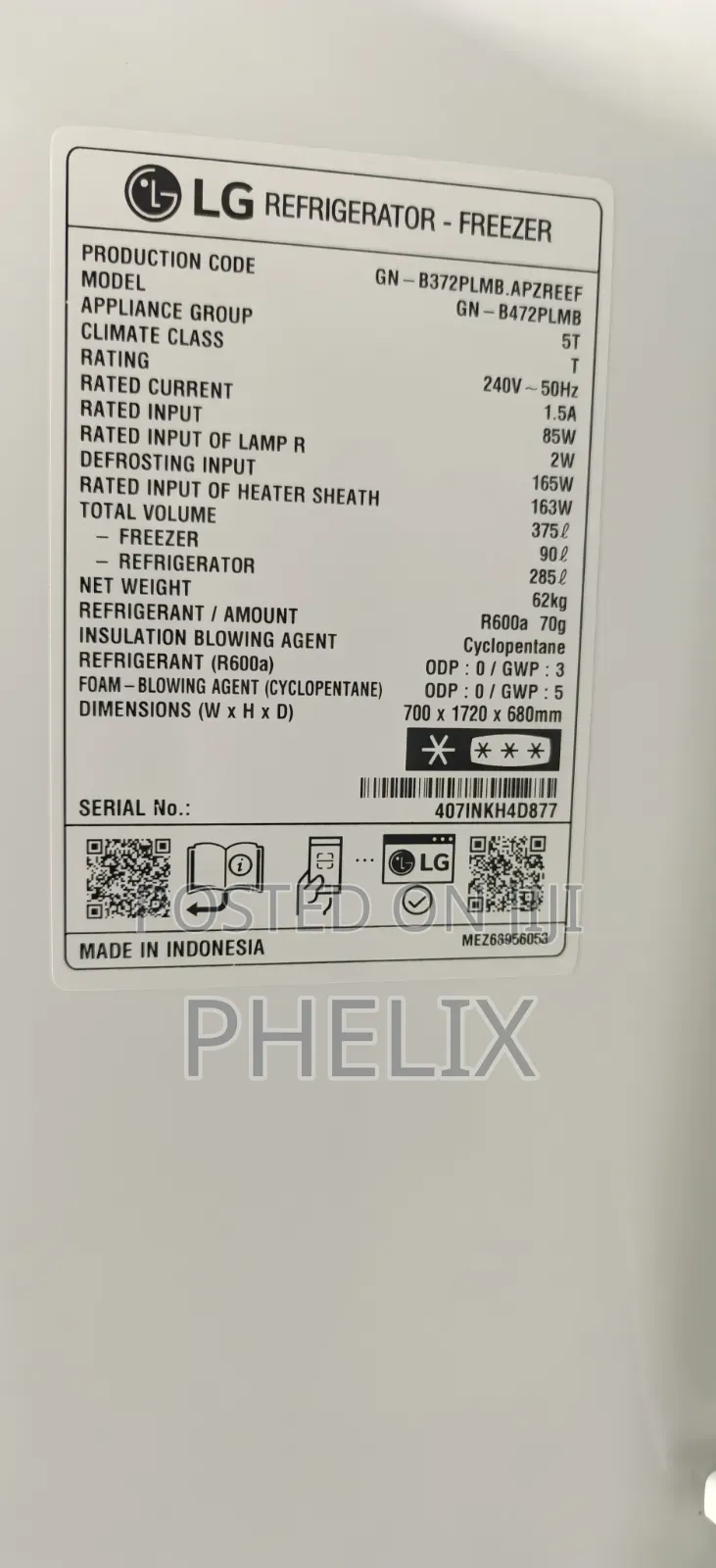 LG Refrigerator by Phelix