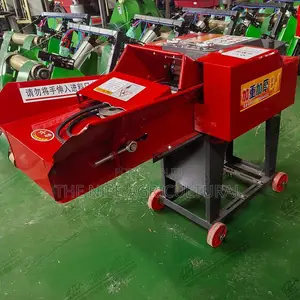 High Speed Feed Chopper Chaff Cutter Machine With Conveyor