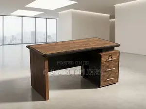 1.2M Modern Brown Office Desk