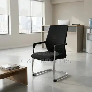 Executive Visitor's Chair With Strong Mesh-Back