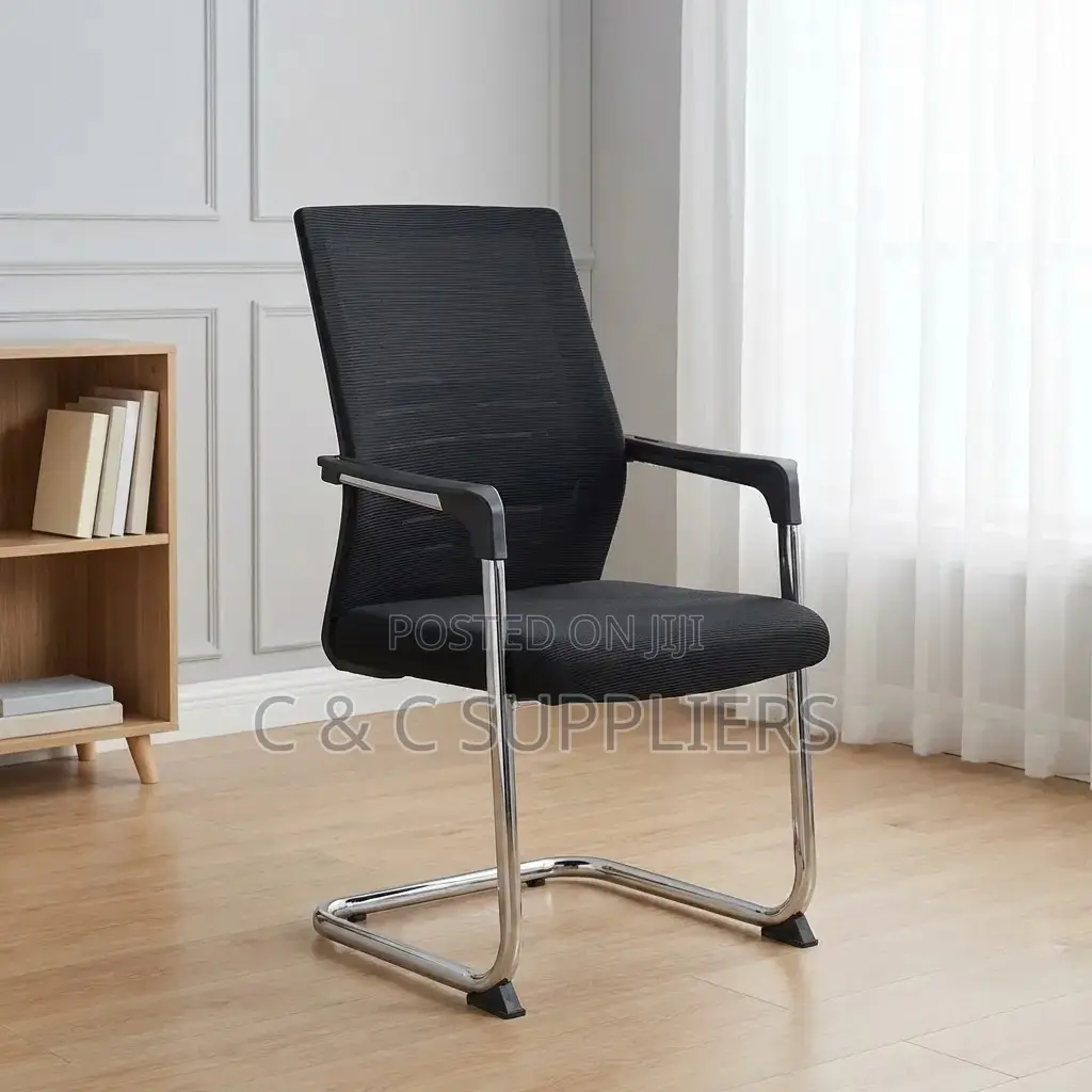 Executive Visitor's Chair With Strong Mesh-Back