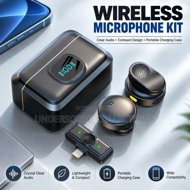 Wireless Lavalier Microphone - main view