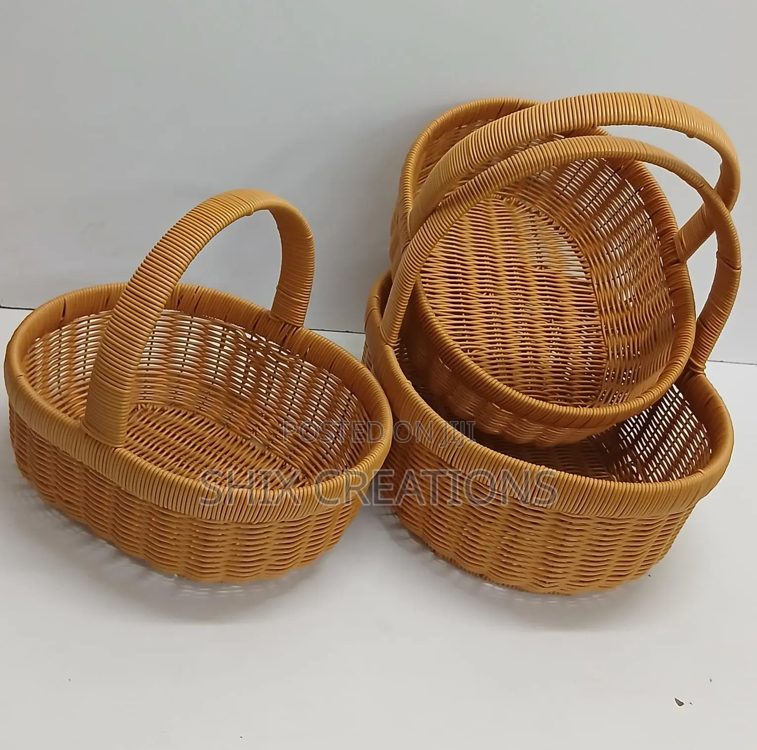 3 in 1 Rattan Storage ,Decor Multipurpose Basket