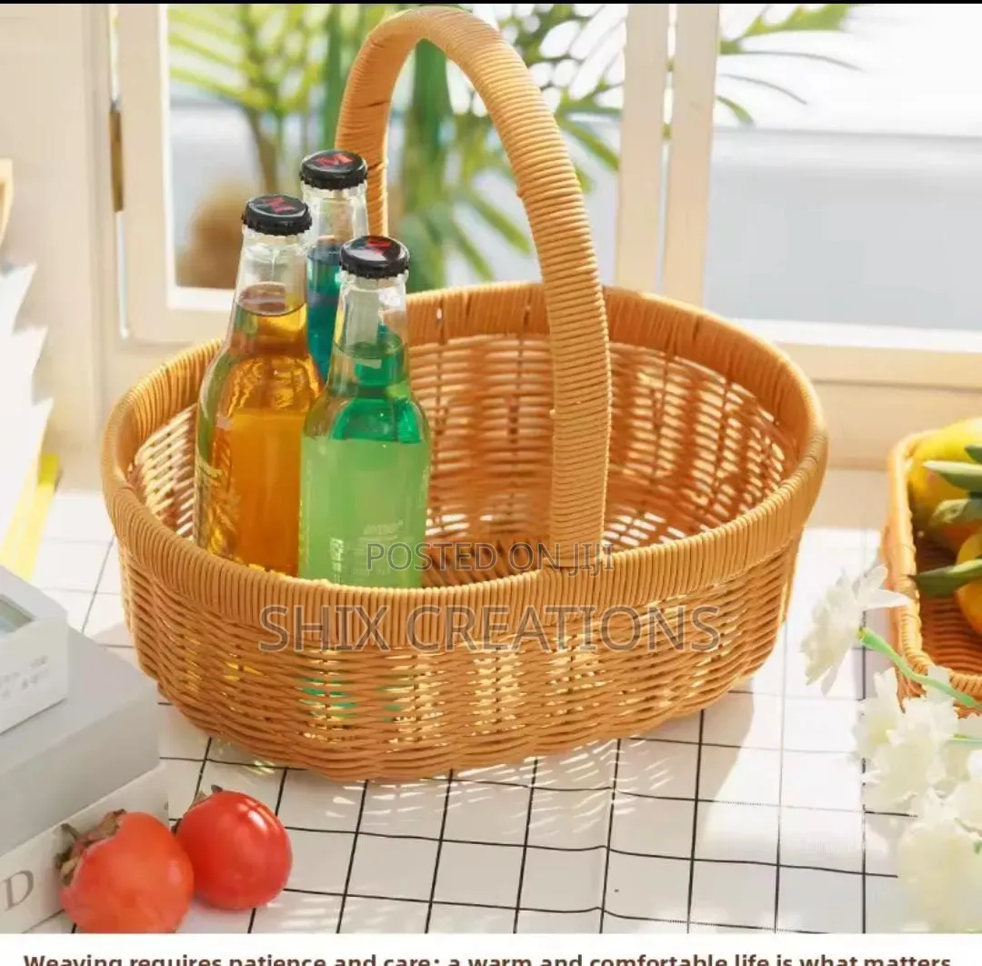 3 in 1 Rattan Storage ,Decor Multipurpose Basket