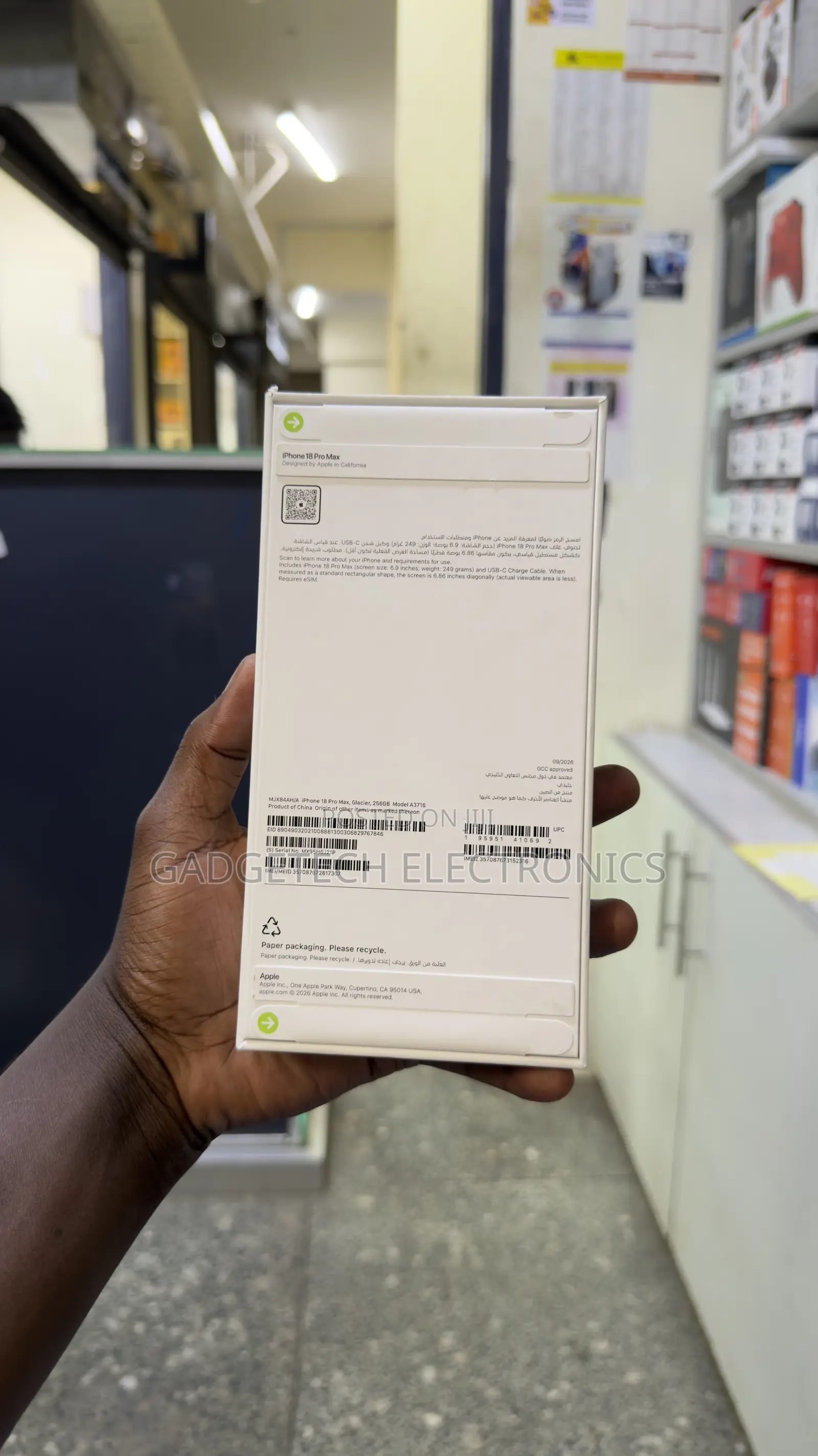 New Apple iPhone 18 Pro Max 256 GB Blue