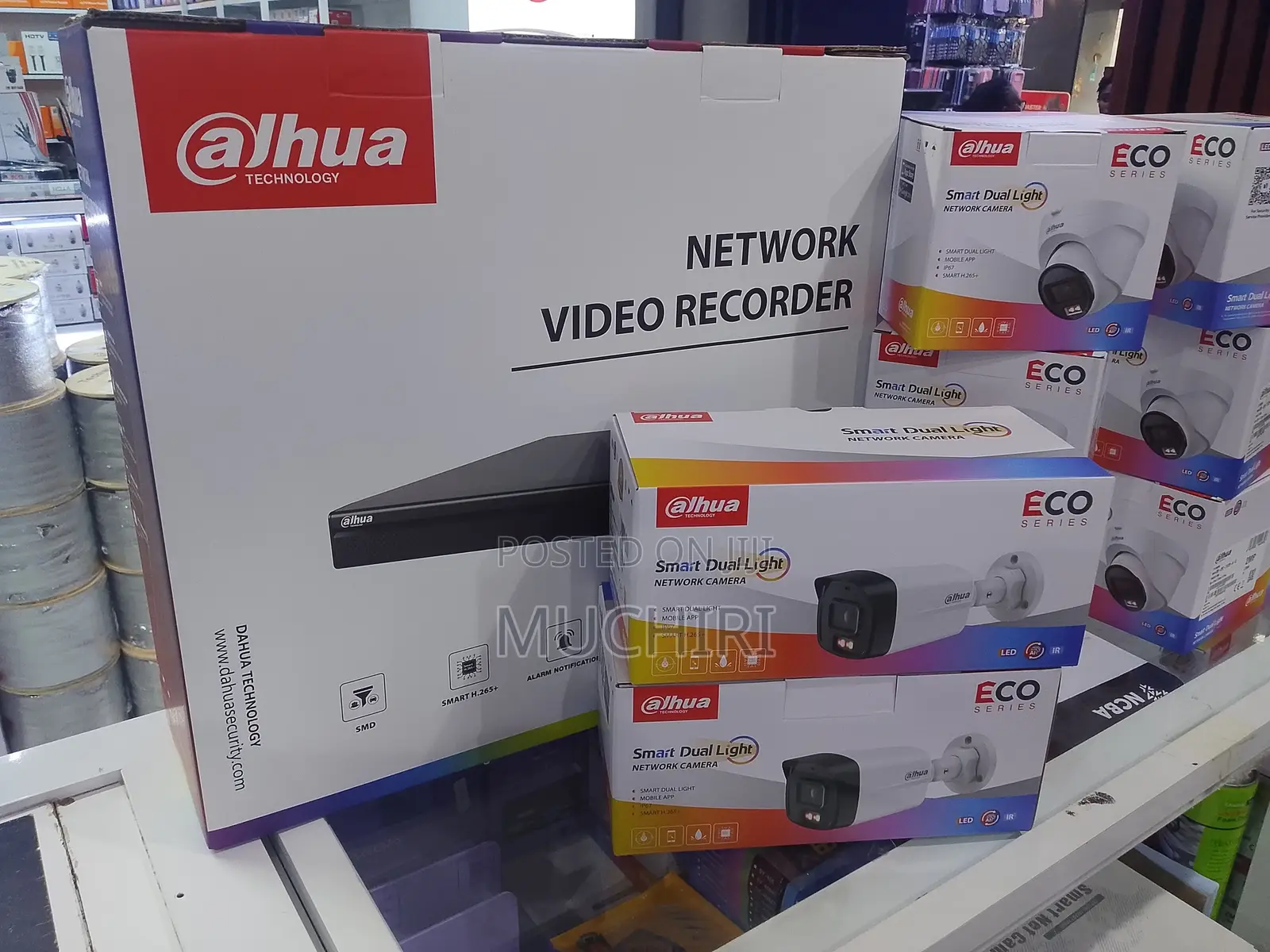 8CH Dahua EcoSeries IP Security Cameras With NVR