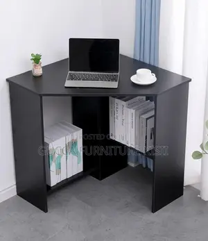 90cm Custom Laptop Corner Wooden Desk