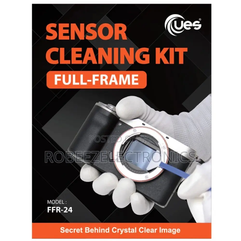 UES 24MM Full-Frame Sensor Cleaning Swabs and Cleaning Fluid