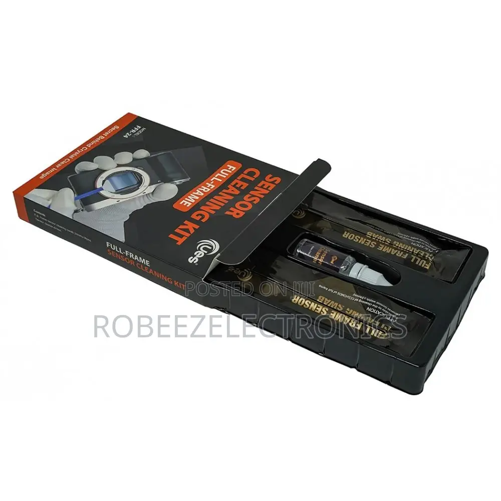 UES 24MM Full-Frame Sensor Cleaning Swabs and Cleaning Fluid
