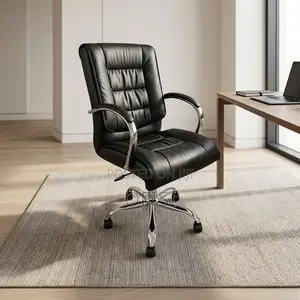 Office Chair; Ergonomic Leather Manager's Office Chair