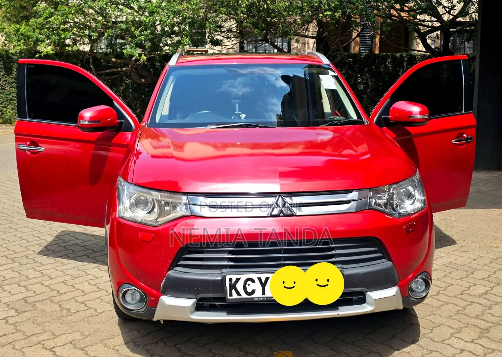 Mitsubishi Outlander 2014 Red