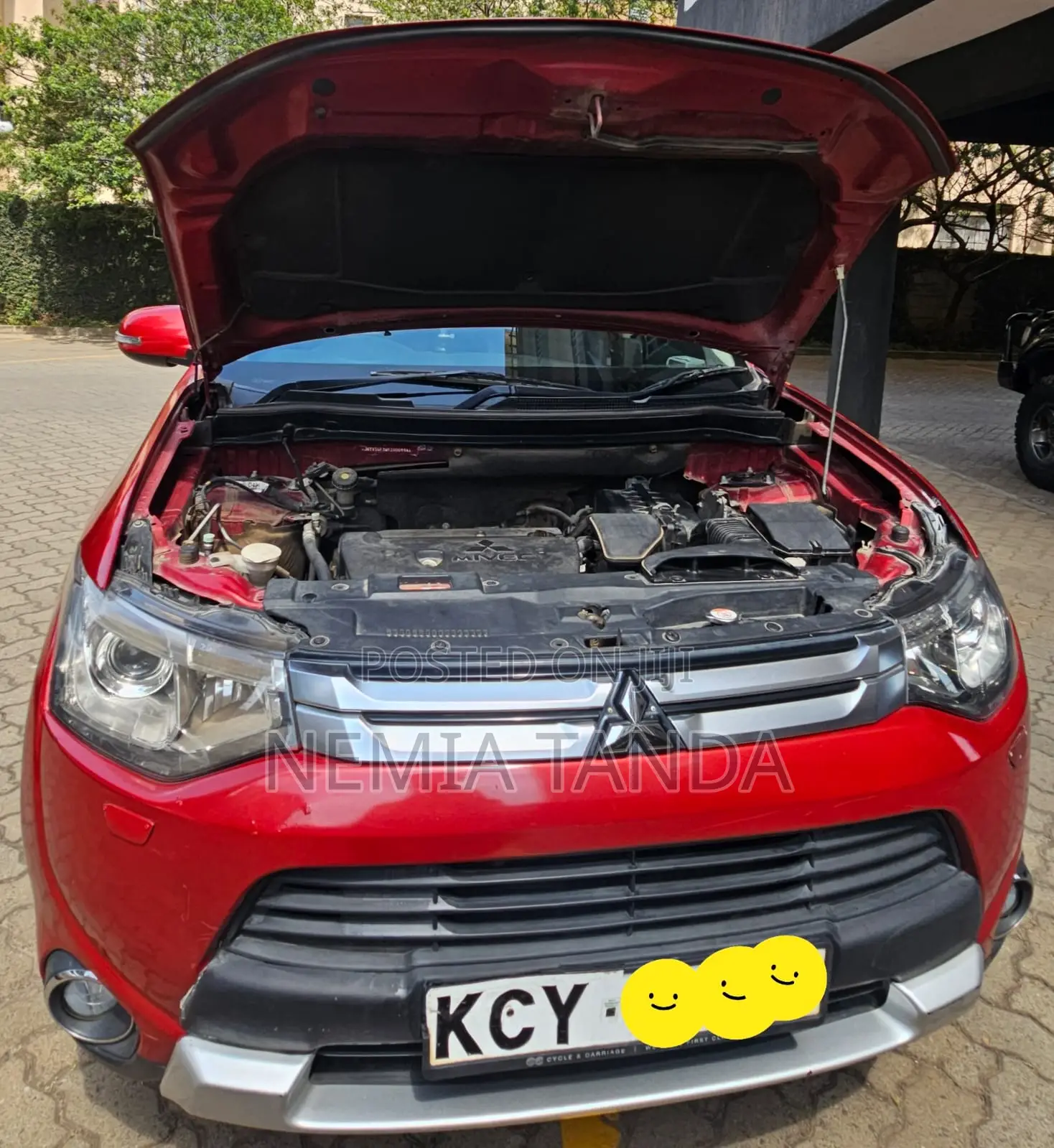 Mitsubishi Outlander 2014 Red