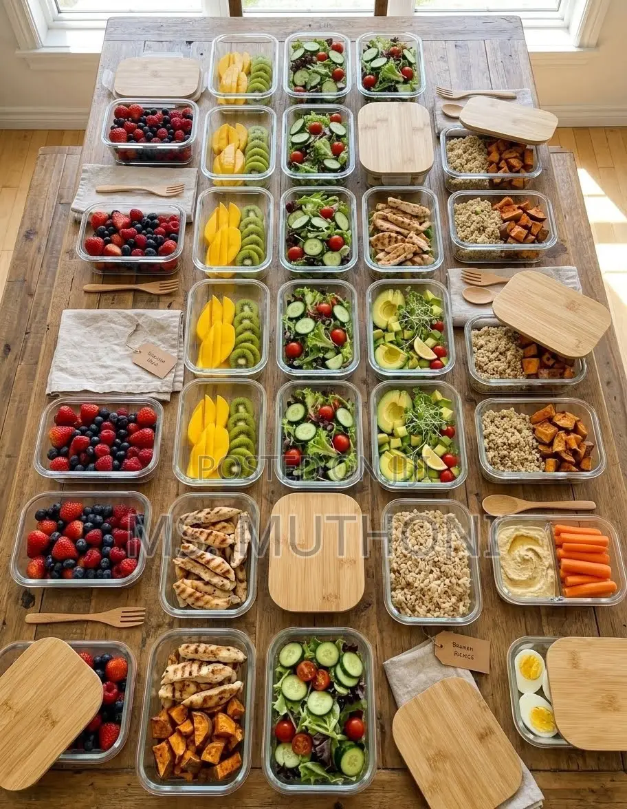 4 PCs Premium, Eco-Friendly Glass Containers Ft Airtight Bamboo Lids